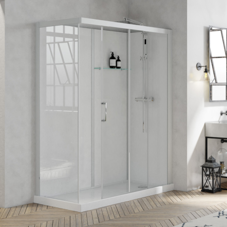 Brooklyn 160x80 cubicle with sliding doors