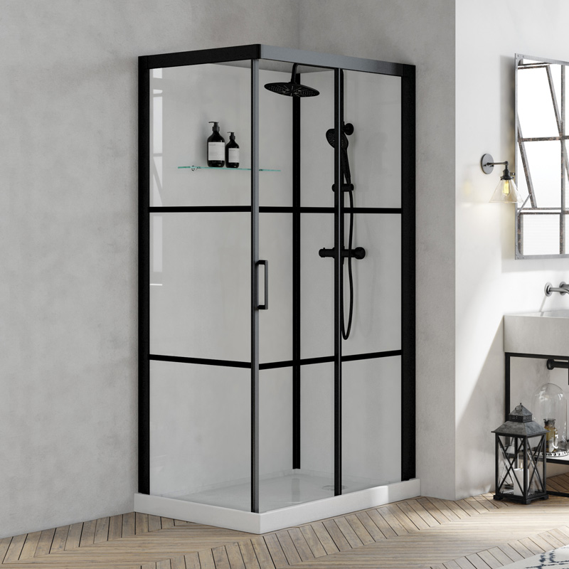 Brooklyn Factory 110x80 cubicle with sliding doors