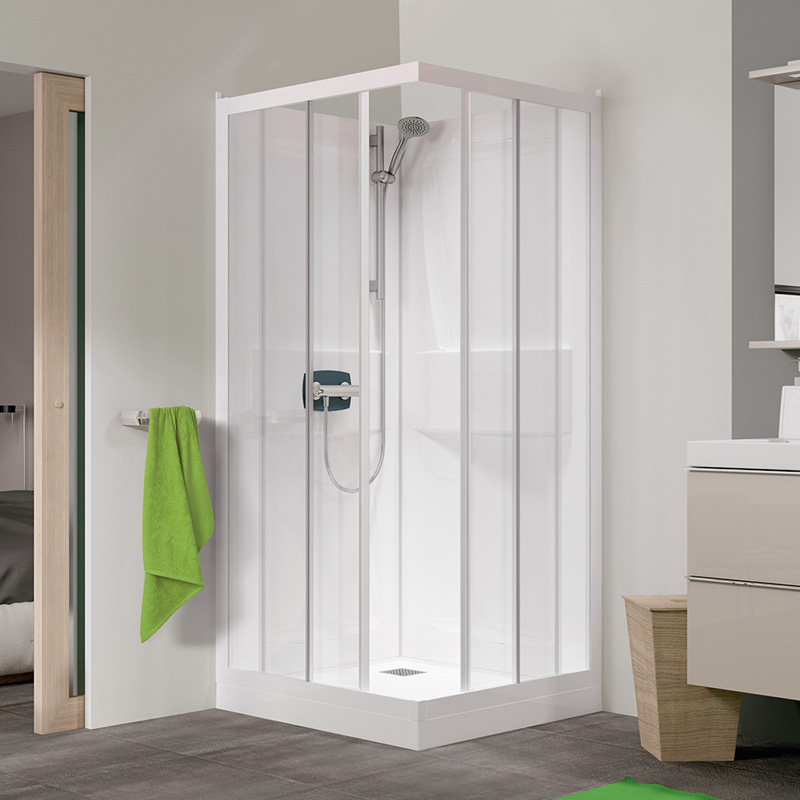 Kineprime Contract square cubicle with sliding door