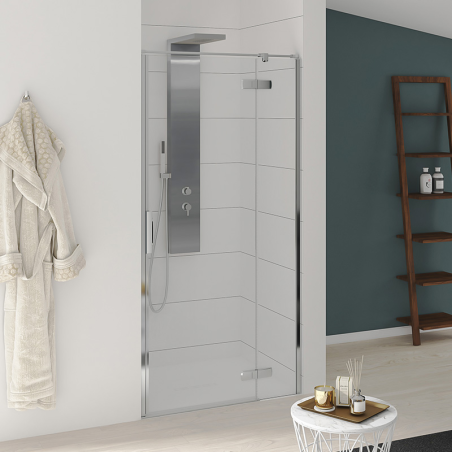 Kinestyle pivot door with hinges on the right